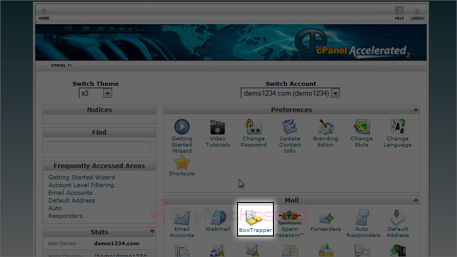 cpanel-box-trapper