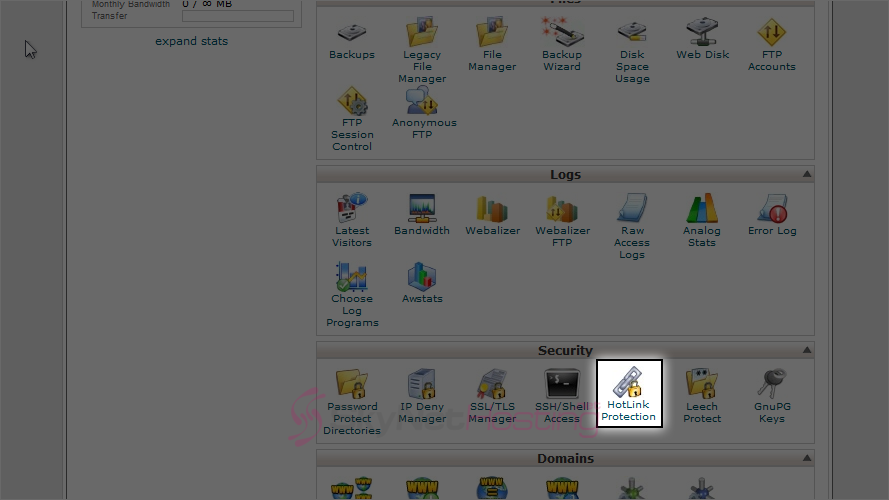 hotlink-protection-cPanel-icon
