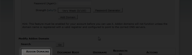How to create an Addon Domain in cPanel?