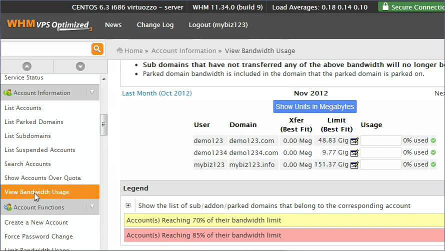 bandwidth-summary-of-each-account