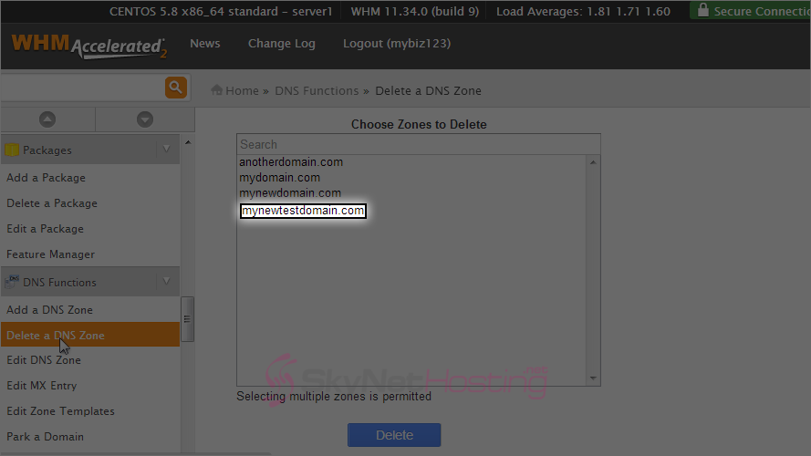 choose-zones-to-delete