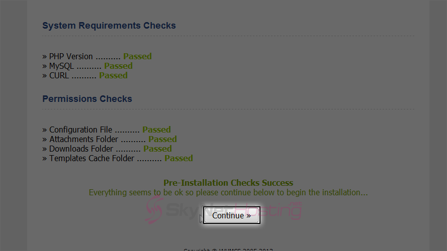 click-on-continue-button