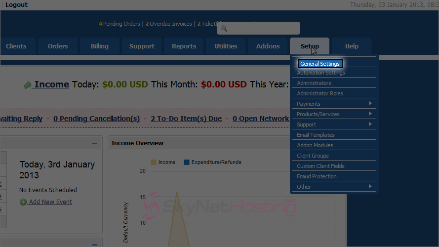 click-on-general-setup-link