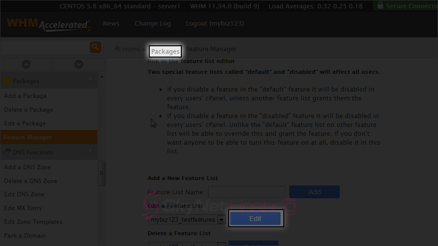 click-on-packages-link