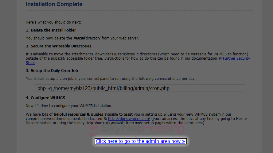 click-on-the-link-to-return-admin-area