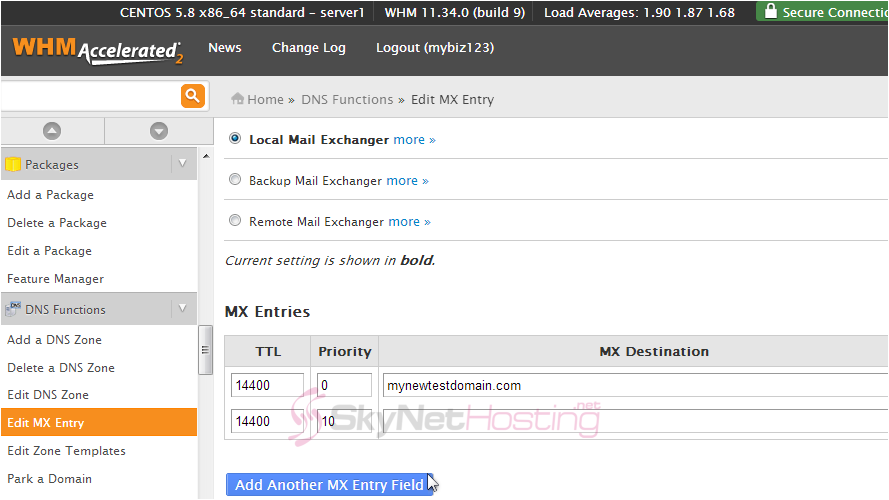 custom-MX-entry