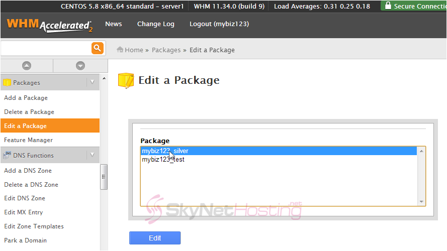 edit-a-package-interface
