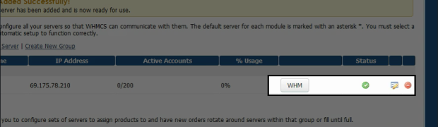 How to add and manage a WHM (reseller account) or servers in WHMCS?