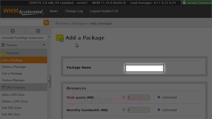 enter-package-name
