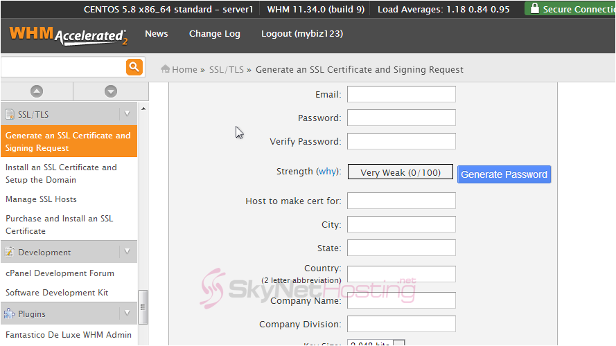 generate-an-ssl-certificate-and-signing-request-interface