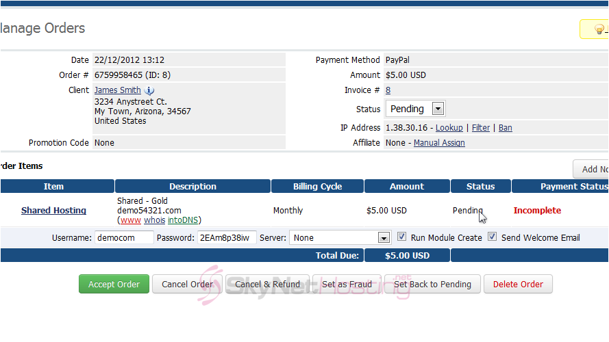invoice-of-the-placed-order-created