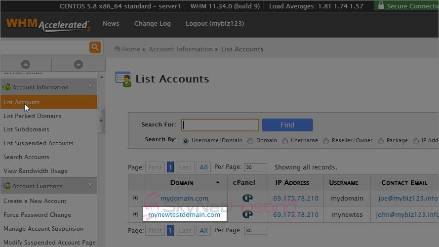 new-account-is-listed