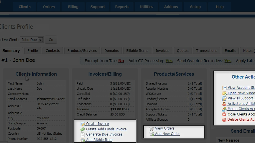 products-and-services-short-cut-links