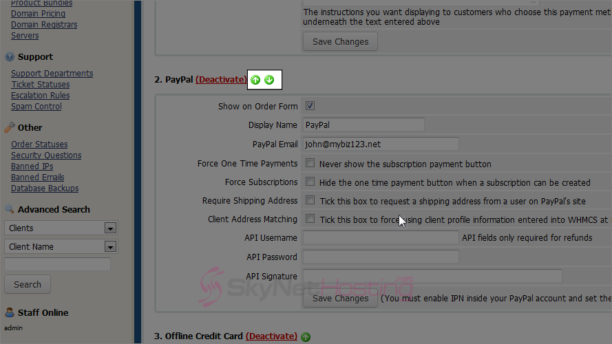 rearrange-the-paymeny-module-listed-order