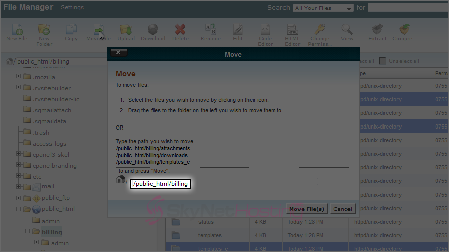 select-the-new-folder-created