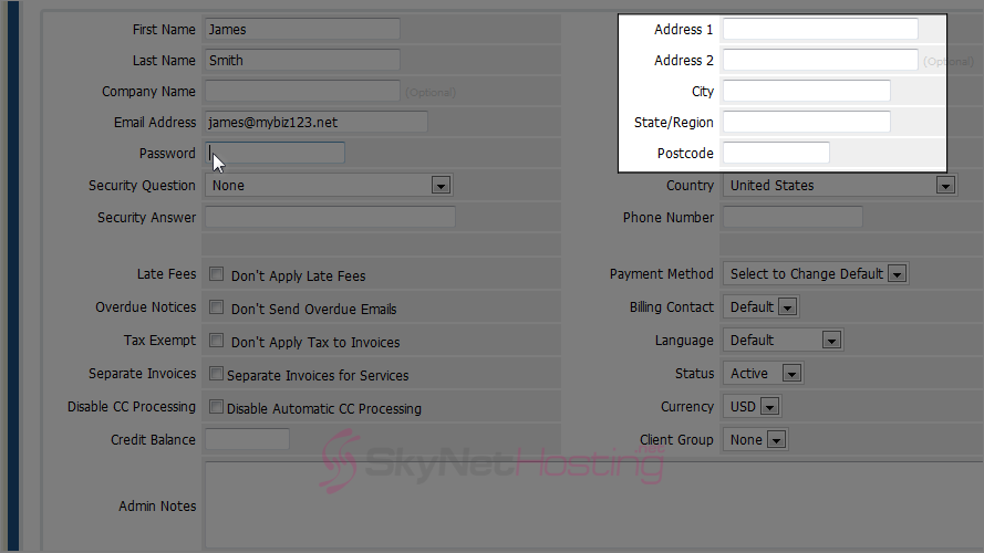 set-client-address-settings
